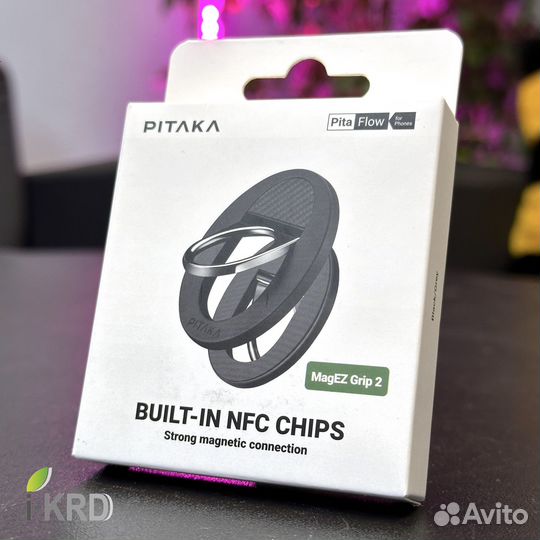 Магнитное кольцо Pitaka MagEZ Grip 2 NFC