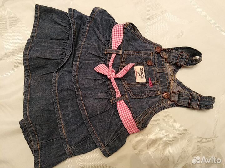 Сарафан джинсовый oshkosh на 2 года