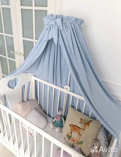 Балдахин на детскую кроватку с держателем