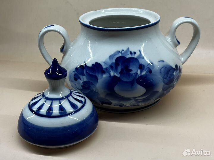 Сахарница Гжель