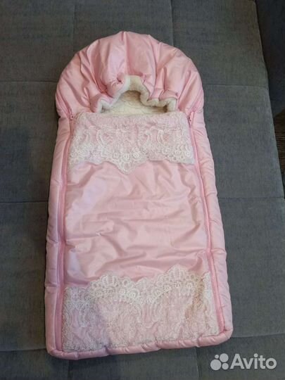 Зимний Конверт на выписку + одеяло