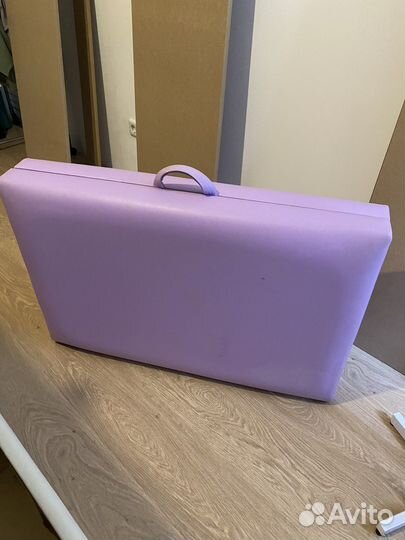 Кушетка косметологическая складная лавандовая