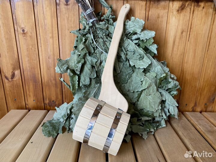 Ковш для бани из липы 1 л