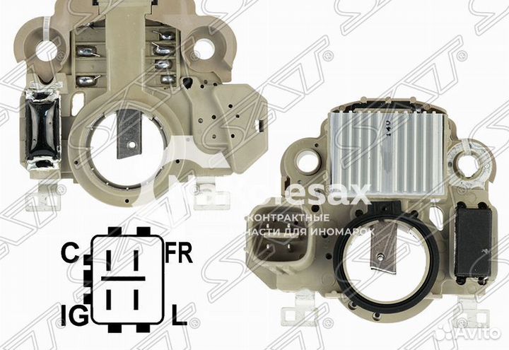 Реле-регулятор напряжения генератора honda FIT GD