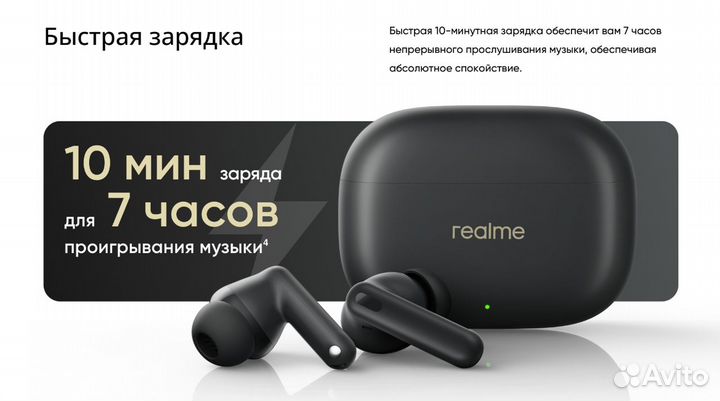 Наушники TWS Realme Buds T300