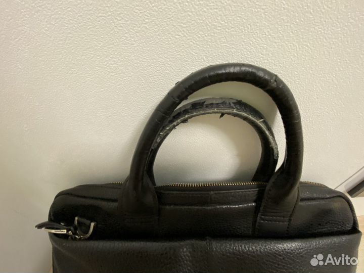 Мужской кожаный портфель