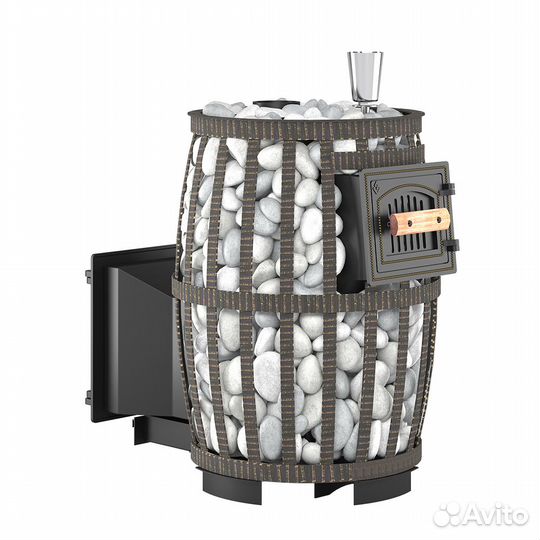 Дровяная печь везувий Легенда Русский пар Ковка 18