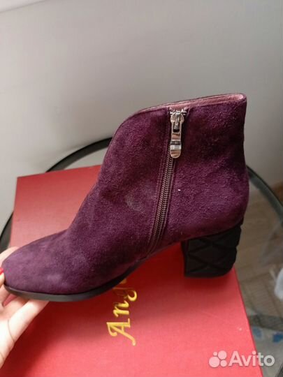 Ботильоны женские, 37р. Натур. замша