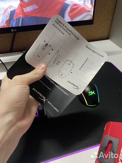 Игровая мышь hyperx pulsefire surge