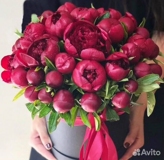 Цветы в коробке 255