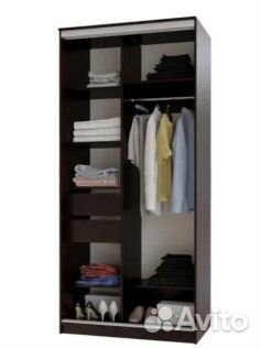 Шкаф-купе Альянс 1м венге