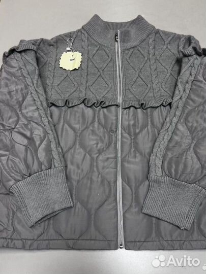 Куртка вязанная женская р 50-52