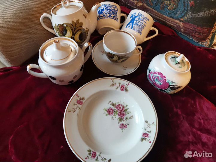 Блюда Тарелки Дулево лфз Вербилки СССР