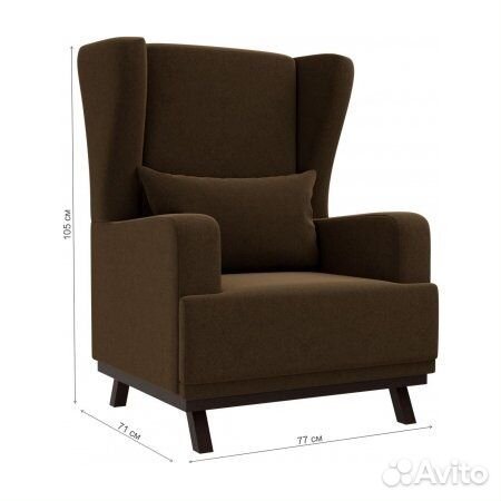 Кресло Джон велюр бежевый