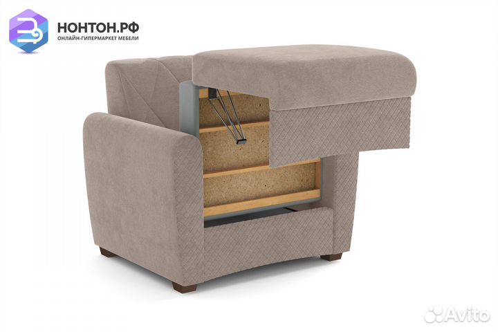 Кресло пантограф Эдвин бежевое