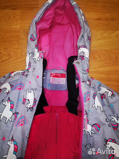 Зимний костюм для девочки 122