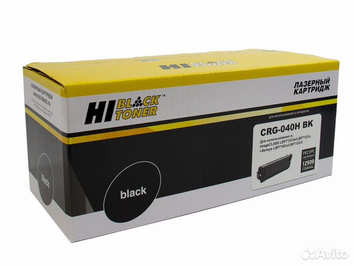 Картридж Hi-Black (HB-№040HBK) для Canon LBP-710/7