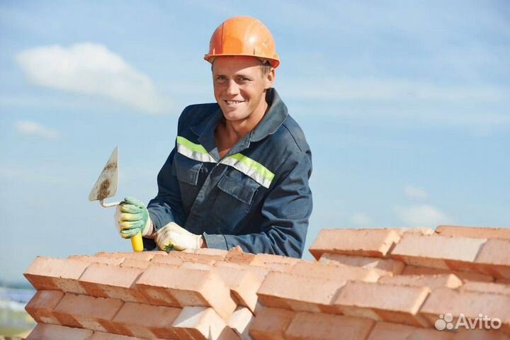 Каменщик вахта проживание/питание/билеты покупаем