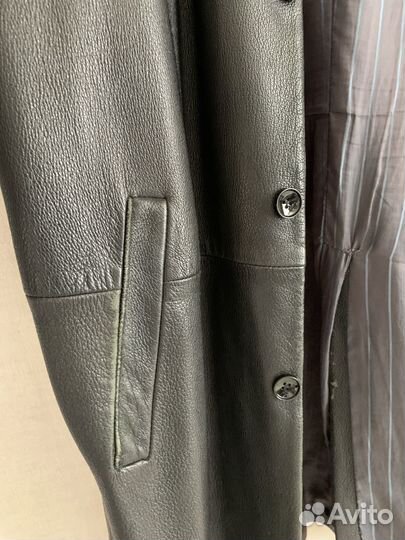 Мужской кожаный френч б/у