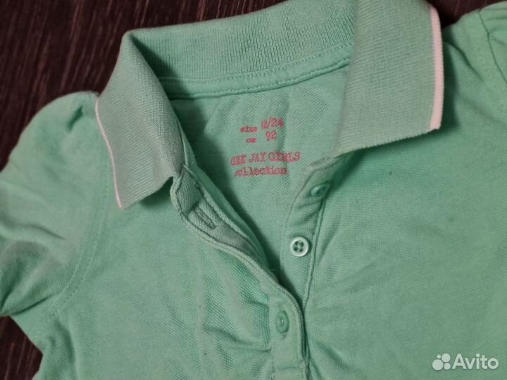 Футболка polo для девочки (размер 92)