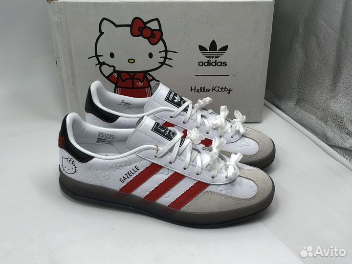 Кеды Adidas Gazelle x Hello Kitty