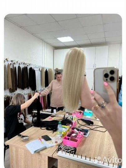 Хвост волосы на резинке