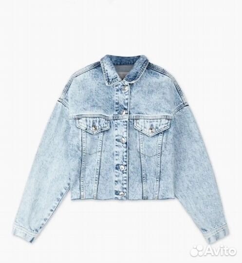 Джинсовая куртка для девочки 134-140