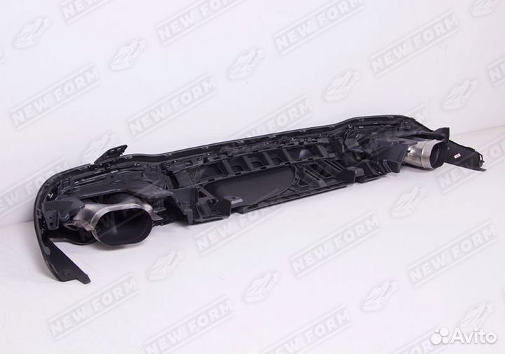 Диффузор с насадками черный 53 AMG Mercedes E 213