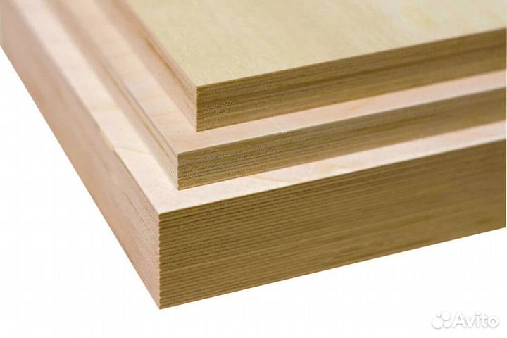 Фанера фсф, 1220х2440 мм, сорт 4/4, берёза