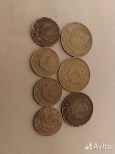 Монеты СССР 10,15,20 копеек ранние советы.1