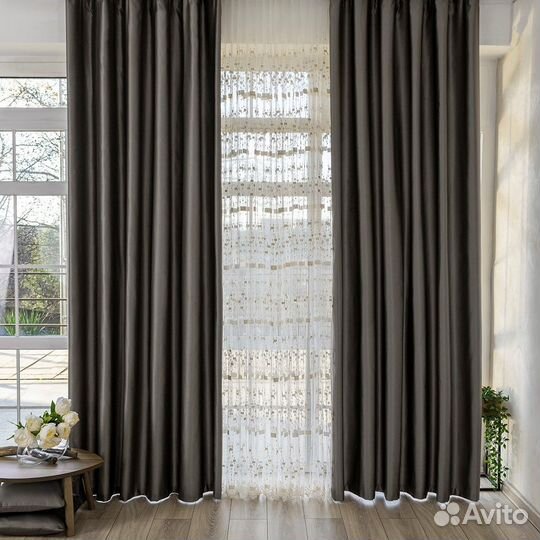 Комплект штор сатен Адора Мускат