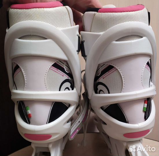Роликовые коньки женские + защита