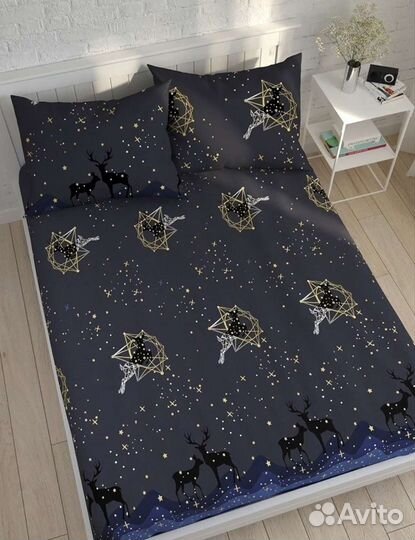 Простыня натяжная. На резинке. 160х200