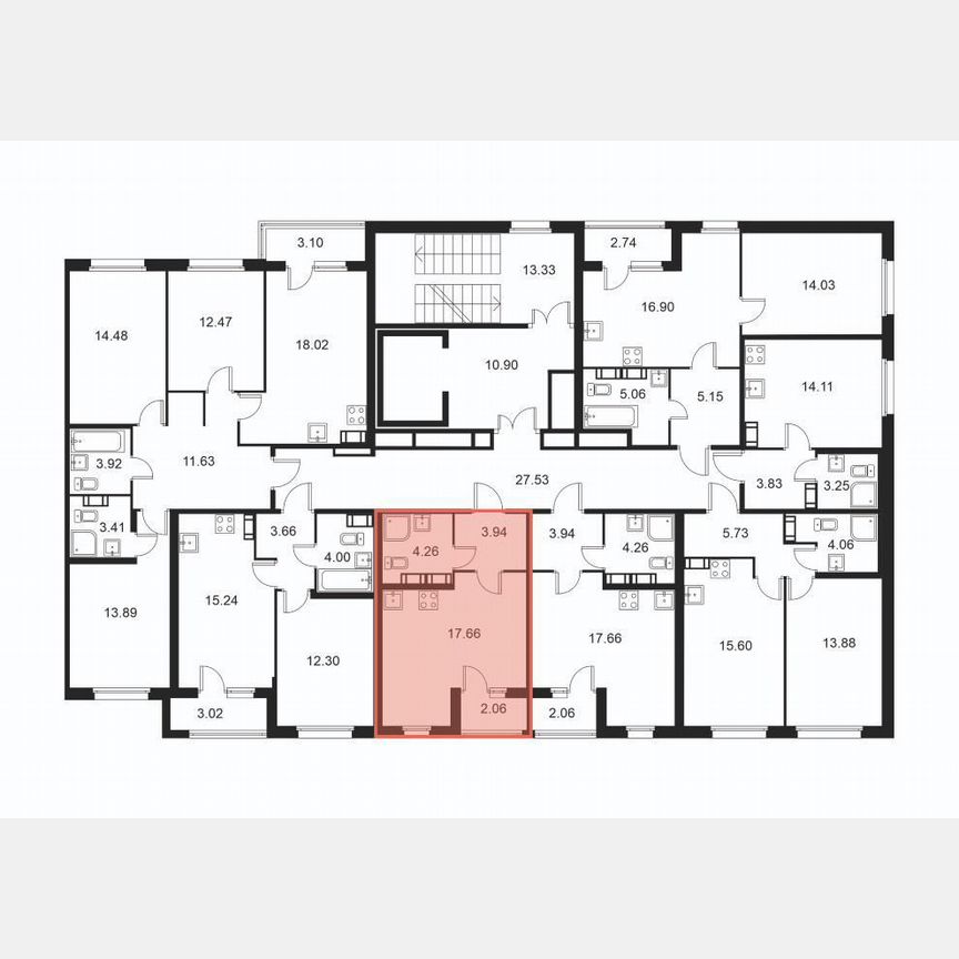 Квартира-студия, 26,9 м², 7/9 эт.
