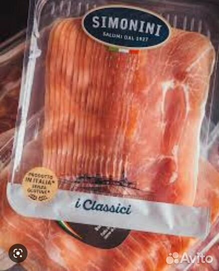 Прошутто симонини нарезка