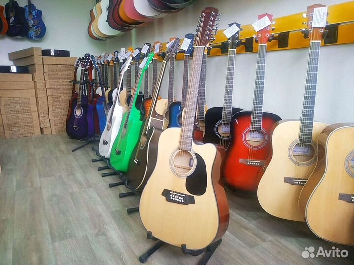 Новая 12-струнная гитара