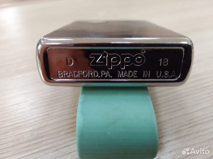 Зажигалка Zippo Brushed Chrome оригинал 2018г