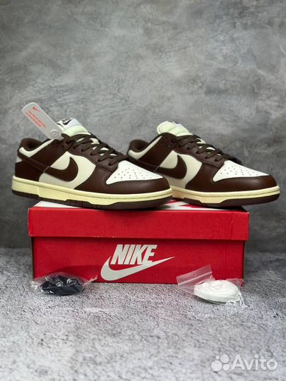 Кроссовки унисекс Nike Dunk Low Cacao фирменные