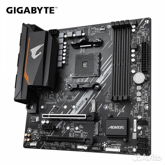 Новая материнская плата Gigabyte B550M Aorus Elite