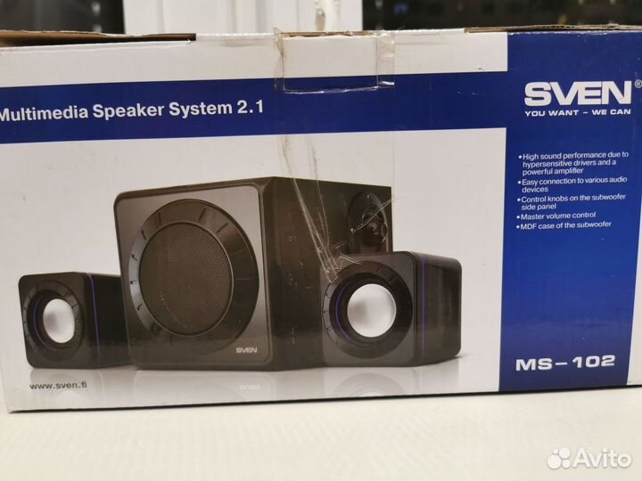 Колонки для компьютера Sven MS-102