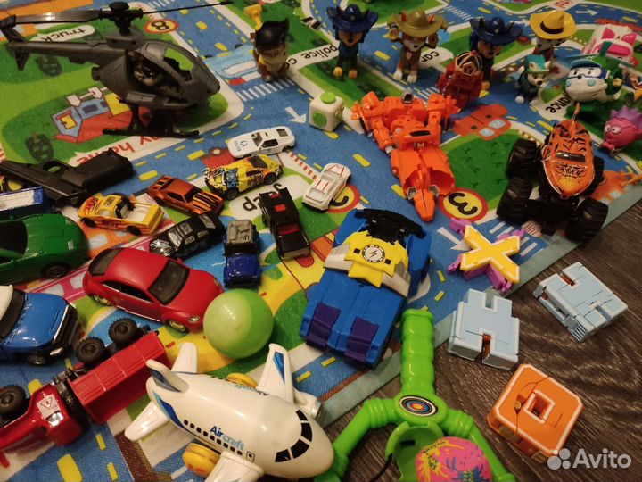 Детские машинки игрушки (большой пакет)