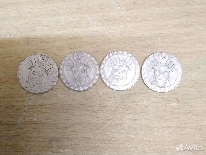4 тумбы-юмбы монеты