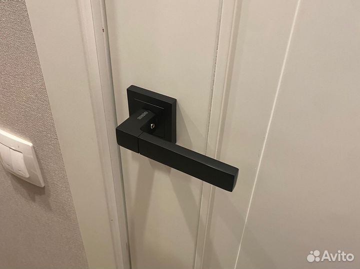 Дверная ручка межкомнатная Bravo A-200 черная