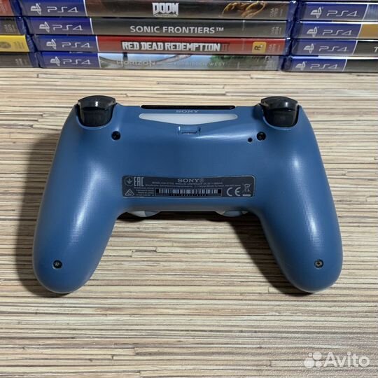 Оригинальный Геймпад/Джостик PS4 Синий Камуфляж