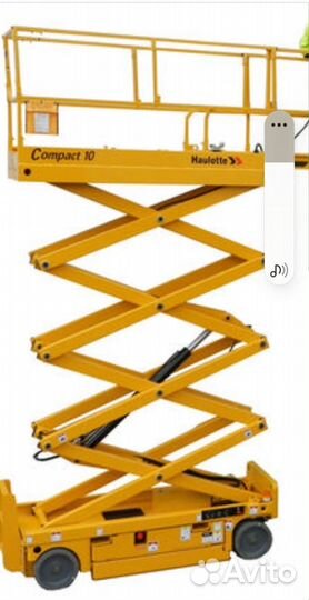 Электрический ножничный подъемник 10 м