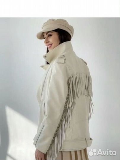 Куртка кожаная женская