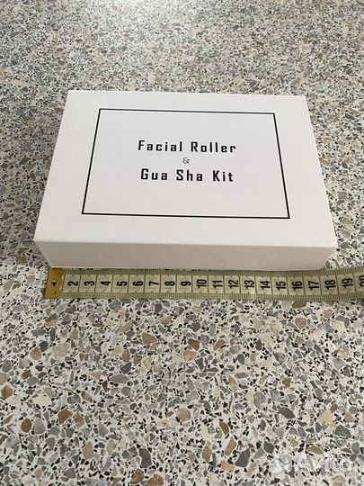 Скребок гуаша и ролик для массажа