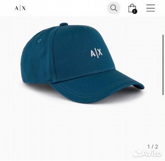 Бейсболка armani exchange