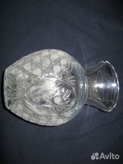 Гусь хрустальный ваза