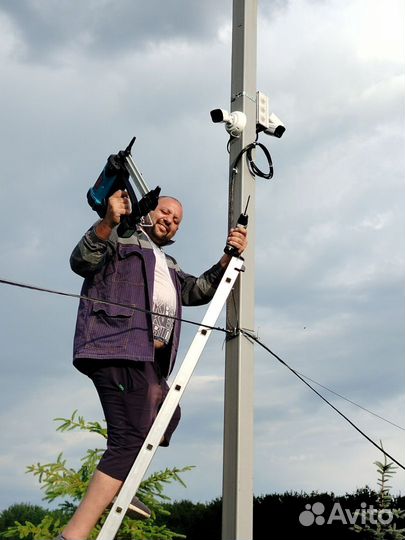 Установка камер видеонаблюдения 2 года гарантии